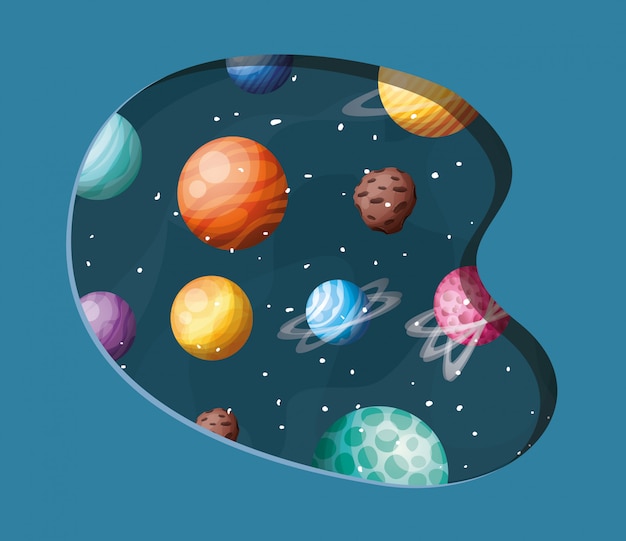 Download Solar system planets Vector | Free Download