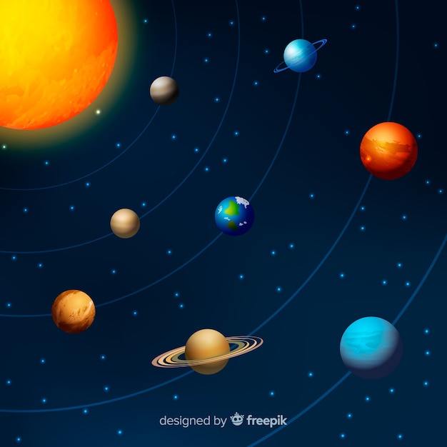 Планеты солнечной системы нарисованные фото
