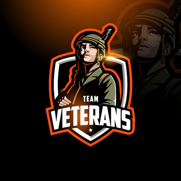 Download Free Soldier Holding Rifle Esport Logo Gaming Premium Vector Use our free logo maker to create a logo and build your brand. Put your logo on business cards, promotional products, or your website for brand visibility.