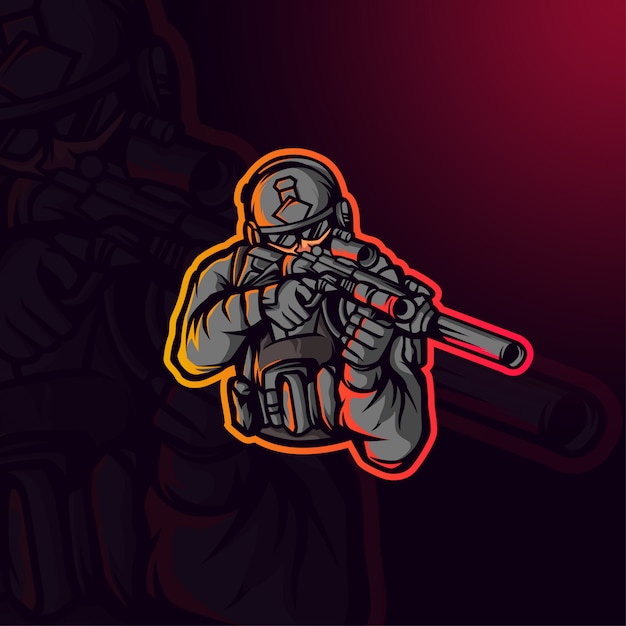 Premium Vector | Soldier illustration