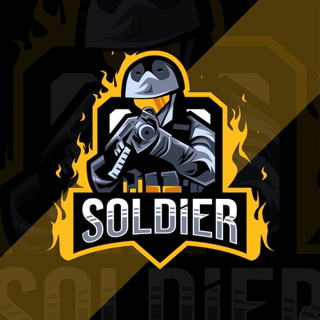 Download Free Soldier Mascot Logo Esport Template Design Premium Vector Use our free logo maker to create a logo and build your brand. Put your logo on business cards, promotional products, or your website for brand visibility.