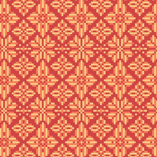 Premium Vector | Songket pattern concept