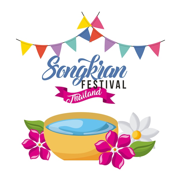 Premium Vector Songkran Festival
