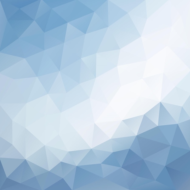 Premium Vector | Soothing blue polygonal background