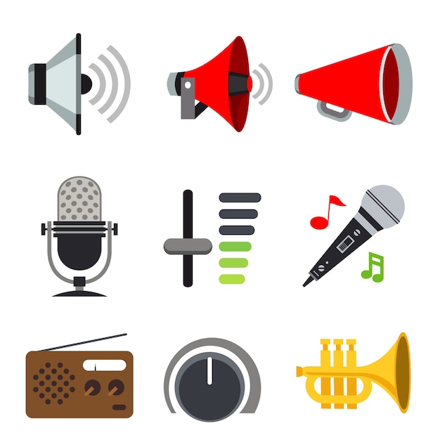 Download Free Sound Audio Loudspeaker Volume Voice Music Sign Icon Premium Vector Use our free logo maker to create a logo and build your brand. Put your logo on business cards, promotional products, or your website for brand visibility.