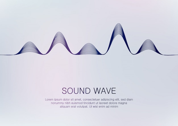 Sound wave Vector | Premium Download