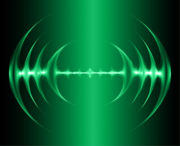 soundwaves circular background