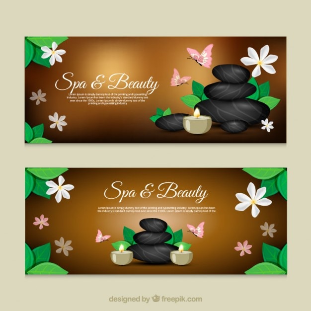 Spa & beauty banners