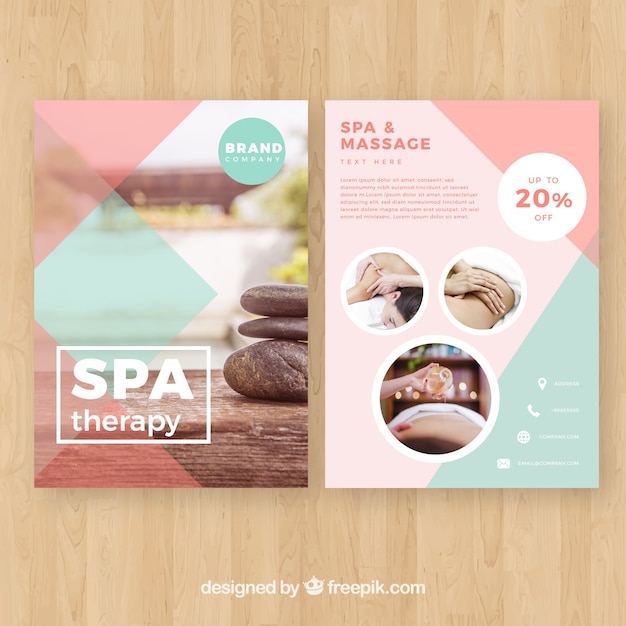 Download Free Download Free Spa Studio Poster With A Photo Vector Freepik Use our free logo maker to create a logo and build your brand. Put your logo on business cards, promotional products, or your website for brand visibility.