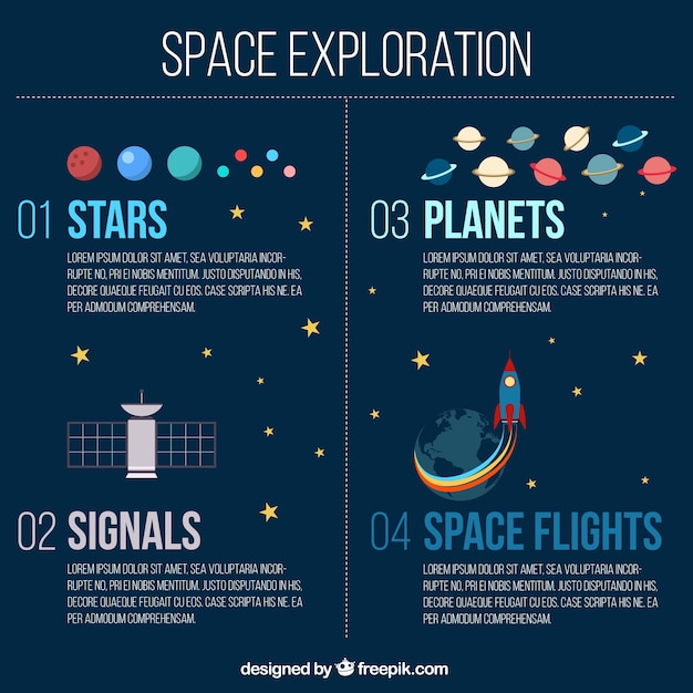 Space Travel Infographic