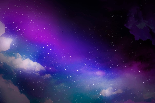 Space Galaxy Background Free Vector