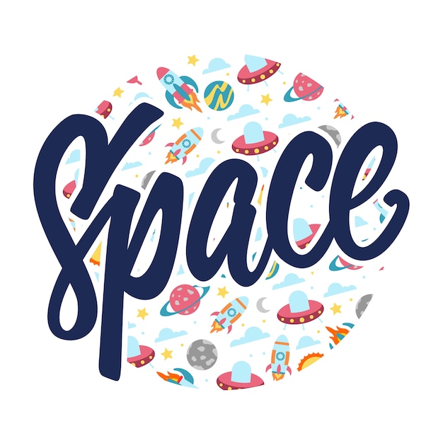 Space lettering