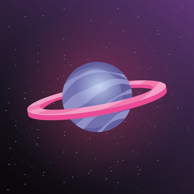 Premium Vector | Space planets design