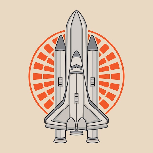 Download Space rocket vector logo design Vector | Premium Download
