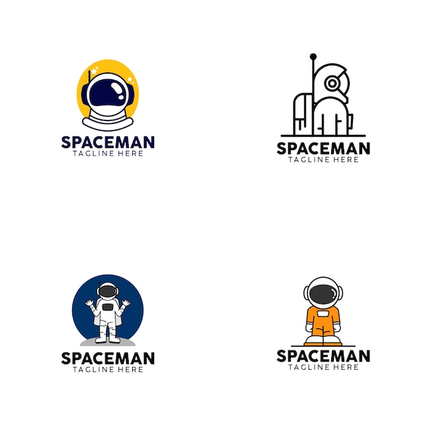 Download Free Spaceman Logo Design Premium Vector Use our free logo maker to create a logo and build your brand. Put your logo on business cards, promotional products, or your website for brand visibility.
