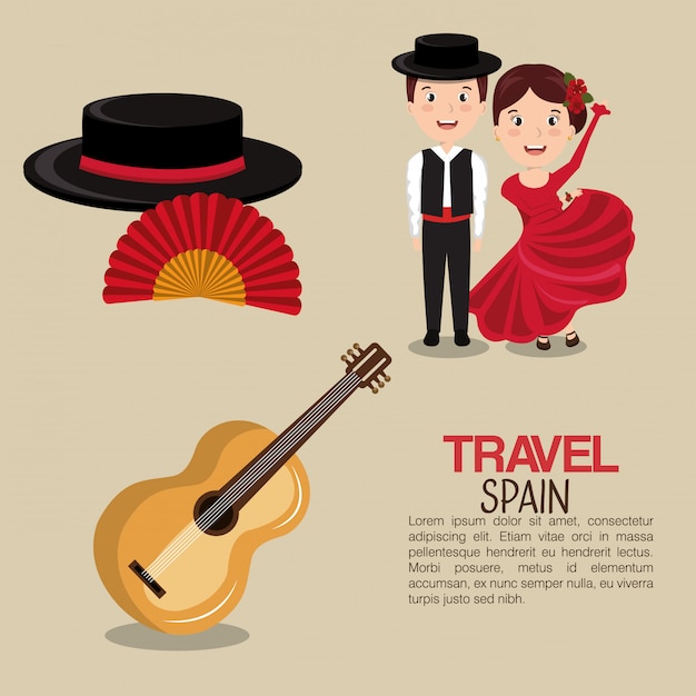 spanish-culture-icons-isolated-icon-design-vector-premium-download