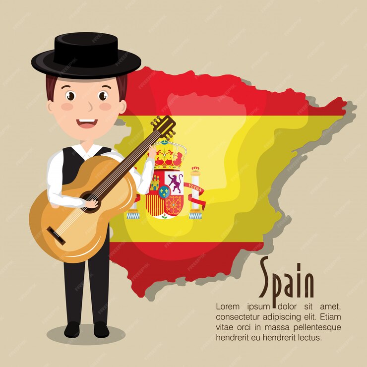 Premium Vector | Spanish culture icons isolated icon design