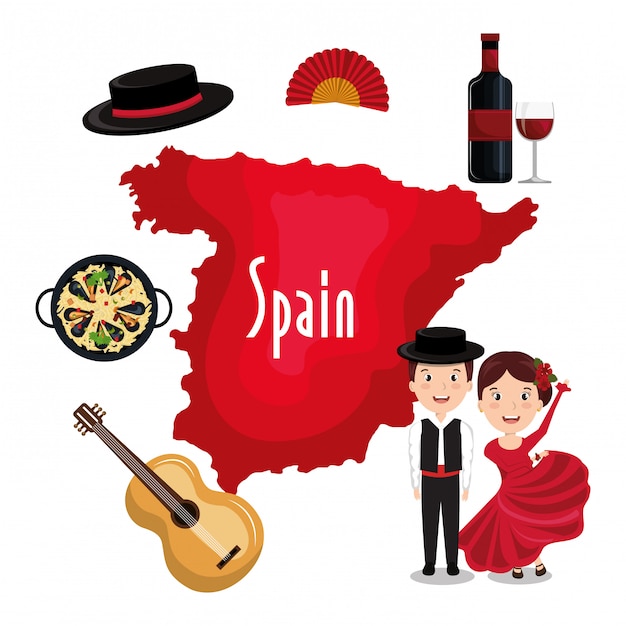 spanish-culture-icons-isolated-icon-design-vector-premium-download