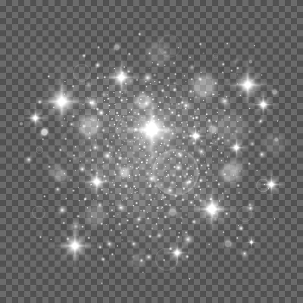 Premium Vector | Sparkling magic dust particles glitter special light ...