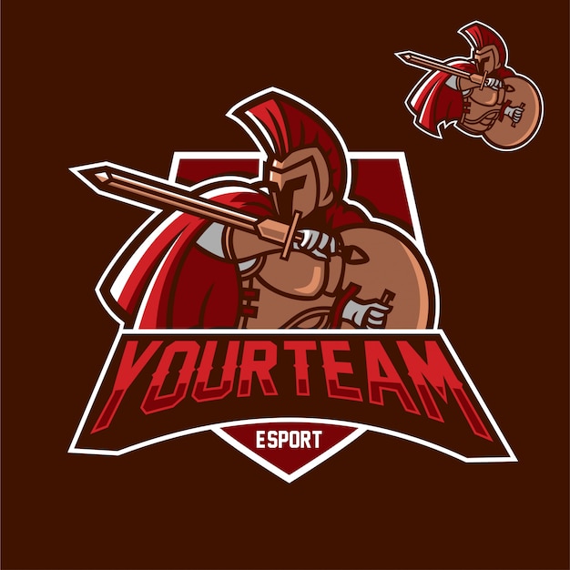 Download Free Spartan Esport Gaming Mascot Logo Template Premium Vector Use our free logo maker to create a logo and build your brand. Put your logo on business cards, promotional products, or your website for brand visibility.