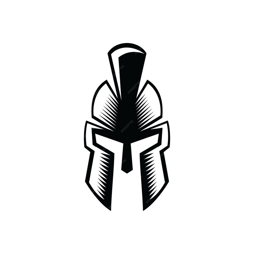 Premium Vector | Spartan head logo