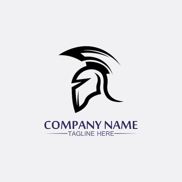 Premium Vector Spartan Helmet Gladiator Logo Template