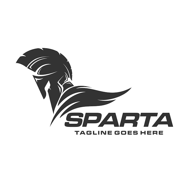 Spartan Warrior Logo Vector