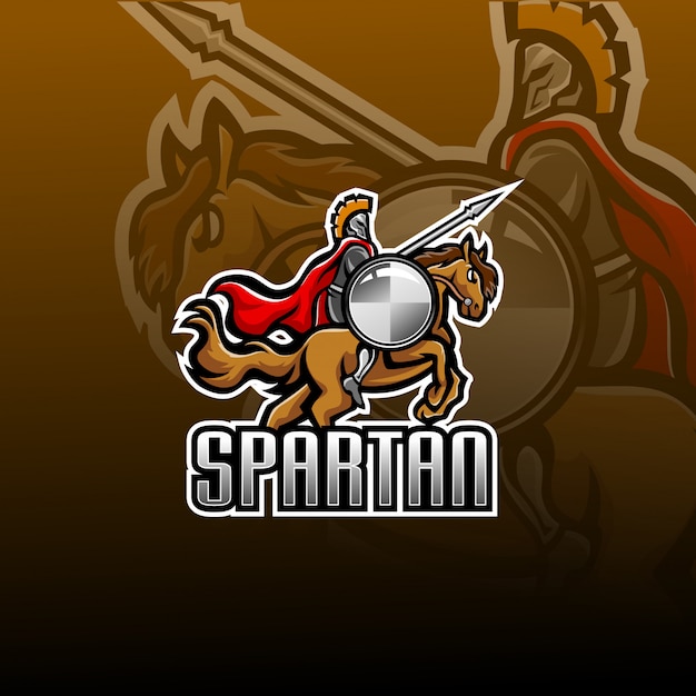 Download Free Spartan With Horse Jump Esport Mascot Logo Premium Vector Use our free logo maker to create a logo and build your brand. Put your logo on business cards, promotional products, or your website for brand visibility.