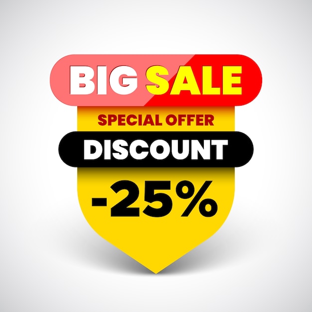 Premium Vector | Special offer big sale banner.