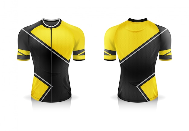 Download Premium Vector | Specification cycling jersey template. sport t shirt round neck uniform for ...