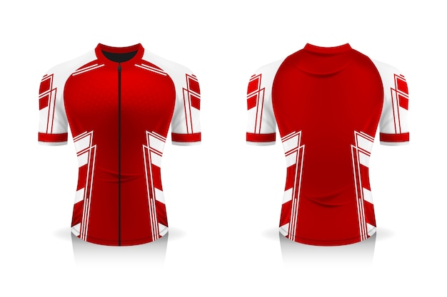 Download Premium Vector | Specification cycling jersey template. sport t shirt round neck uniform for ...