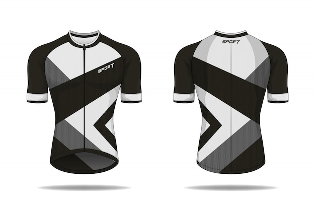 Download Specification cycling jersey template | Premium Vector