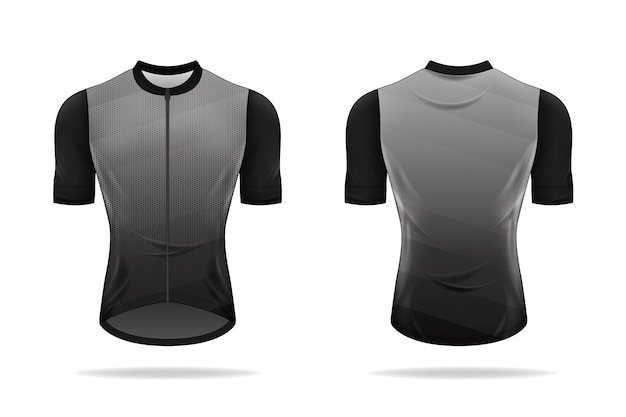 Download Specification cycling jersey template. | Premium Vector