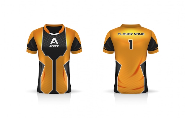 Download Premium Vector | Specification soccer sport , esport gaming t shirt jersey template. uniform ...