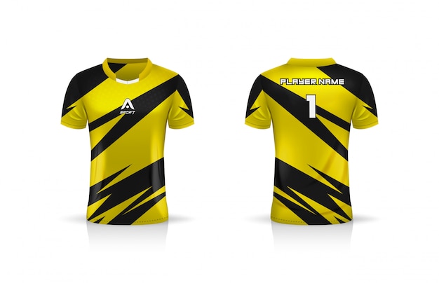 Premium Vector | Specification soccer sport , esport gaming t shirt ...