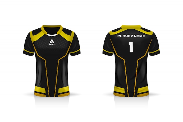 Download Premium Vector | Specification soccer sport , esports gaming t shirt jersey template. uniform ...