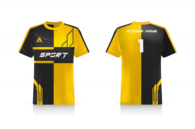 Premium Vector | Specification soccer sport , esports gaming t shirt jersey template. uniform