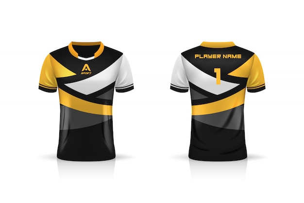 Download Premium Vector | Specification soccer sport , esports gaming t shirt jersey template. uniform