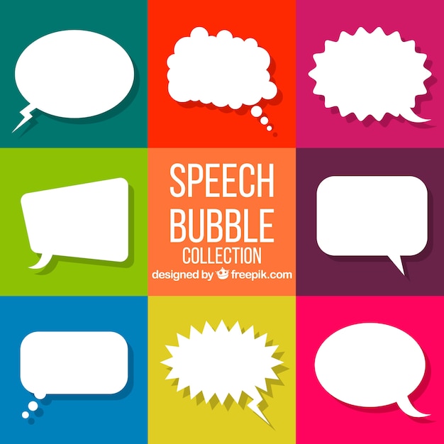 Speech bubble collection