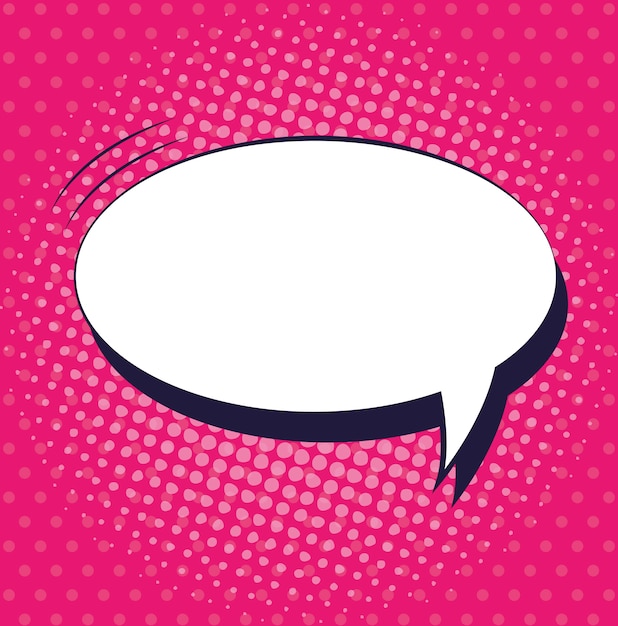 Premium Vector | Speech bubble pop art style