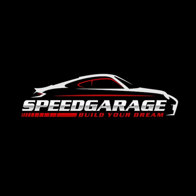 Premium Vector | Speed garage logo