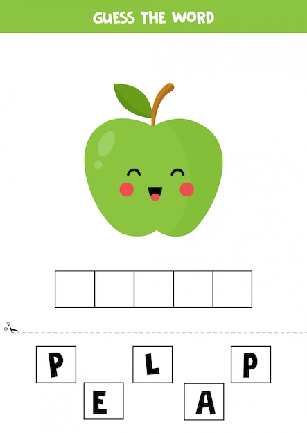 Download Free Spell The Word Apple Educational Game For Kids Premium Vector Use our free logo maker to create a logo and build your brand. Put your logo on business cards, promotional products, or your website for brand visibility.