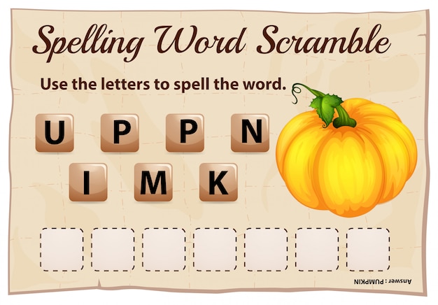 premium-vector-spelling-word-scramble-template-with-word-pumpkin