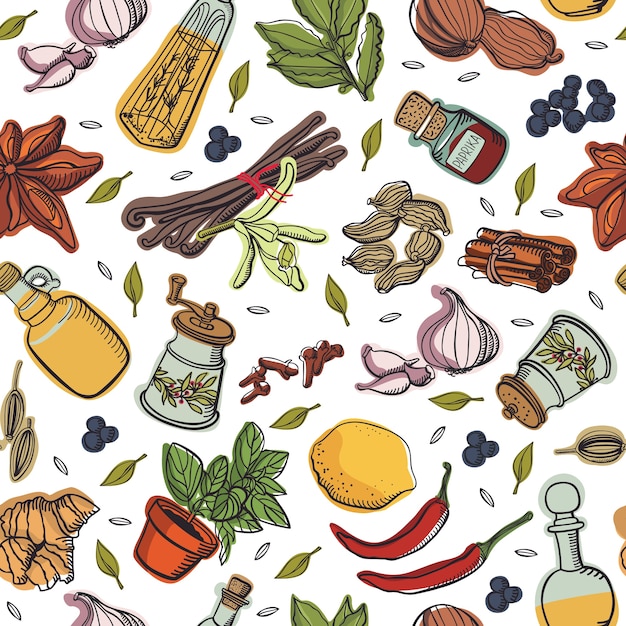 Download Free Spices Kitchen Pattern Free Vector Use our free logo maker to create a logo and build your brand. Put your logo on business cards, promotional products, or your website for brand visibility.