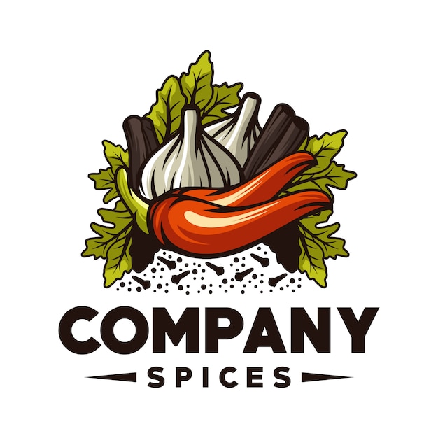 Download Free Spices Logo Premium Vector Use our free logo maker to create a logo and build your brand. Put your logo on business cards, promotional products, or your website for brand visibility.