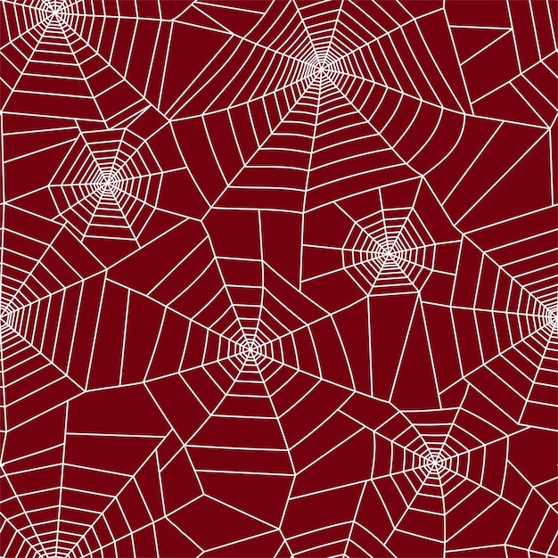 Premium Vector Spider web pattern. halloween decoration with cobweb