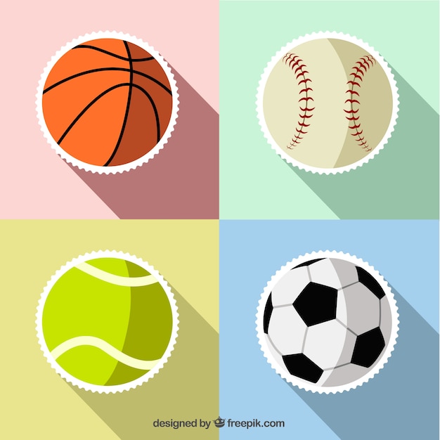 Sport ball stickers