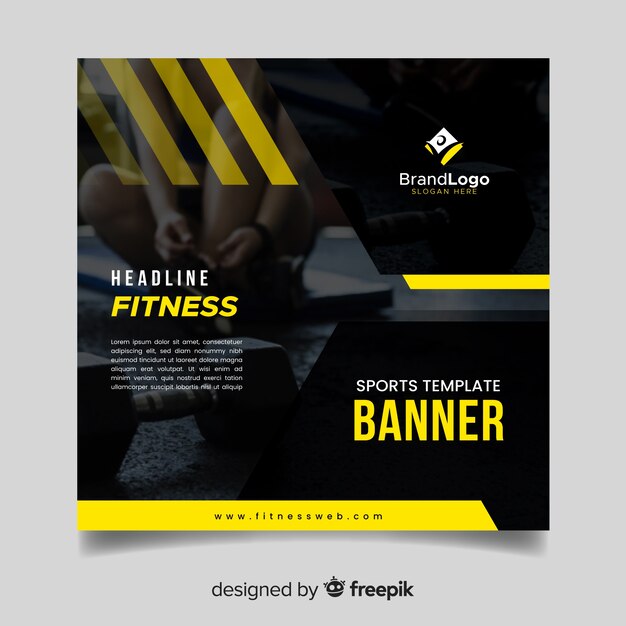 all sports banner templates for photoshop
