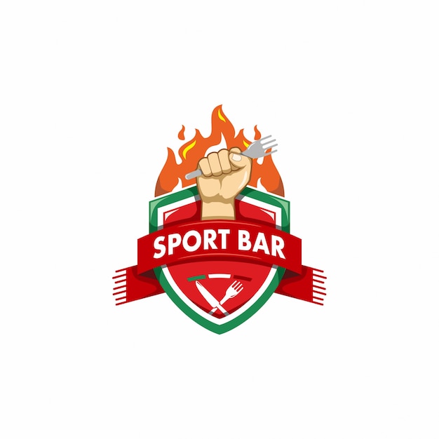 Premium Vector Sport Bar Logo