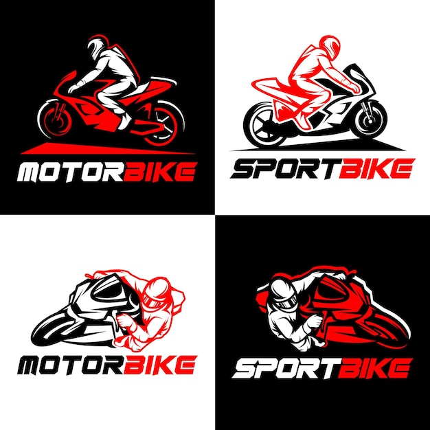 Premium Vector | Sport bike logo